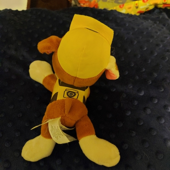 Nickelodeon Paw Patrol RUBBLE THE PUPPY DOG 6" Plush STUFFED ANIMAL Toy soft - Picture 9 of 11